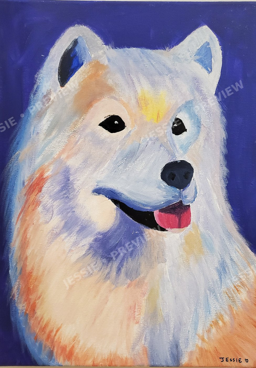 Samoyed Smile — HR Digital Download